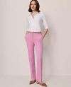 Ann Taylor The Sophia Straight Pant In Pink