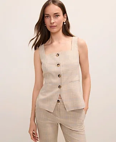 Ann Taylor The Square Neck Tailored Vest