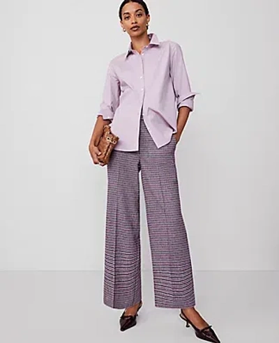 Ann Taylor The Straight Ankle Pant In Beautyberry