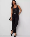 Ann Taylor The Straight Ankle Pant In Black