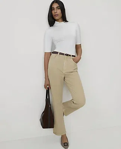 Ann Taylor The Straight Jean In Neutral
