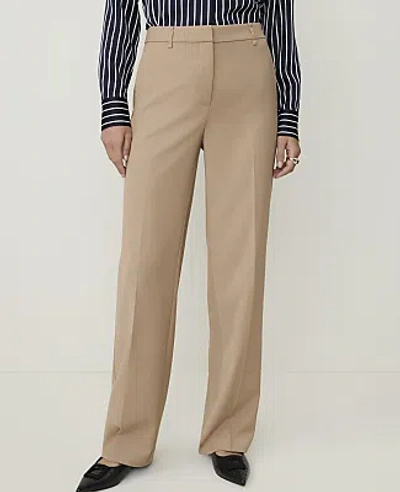 Ann Taylor The Straight Pant — Curvy Fit In Cashew Crunch