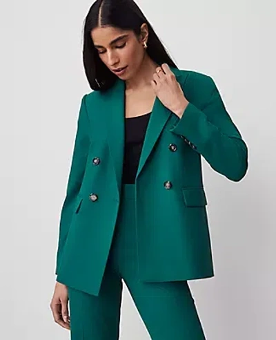 Ann Taylor The Tailored Blazer In Fresh Evergreen