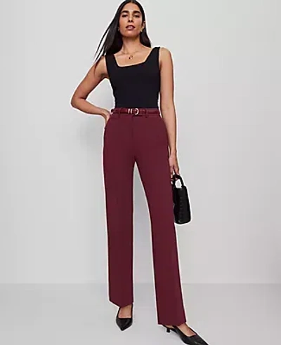 Ann Taylor The Tall Bridgette Pant In Burgundy