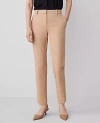 Ann Taylor The Tall Ankle Pant In Cappuccino Tan