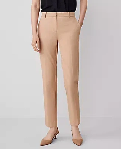 Ann Taylor The Tall Ankle Pant In Cappuccino Tan
