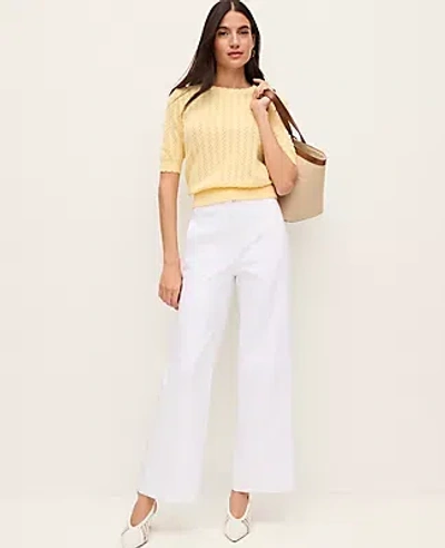 Ann Taylor The Tall Grace Pant In White