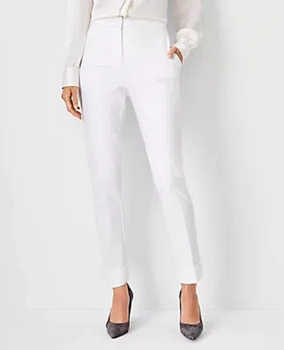 Ann Taylor The Tall High Rise Eva Ankle Pant In Winter White