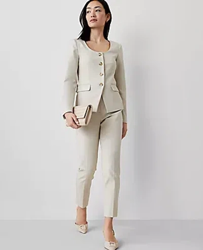 Ann Taylor The Tall High Rise Everyday Ankle Pant In Tahini