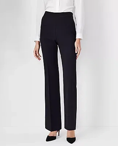Ann Taylor The Tall Side Zip Trouser Pant In Fluid Crepe In Black