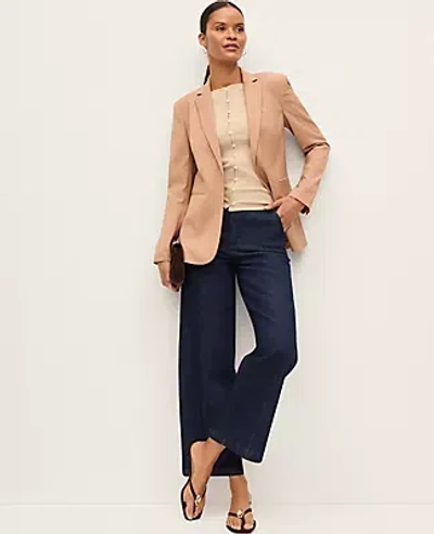 Ann Taylor The Trouser Crop Jean In Blue