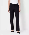 Ann Taylor The Trouser Pant In Seasonless Stretch - Curvy Fit In Core Black