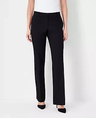 Ann Taylor The Trouser Pant In Seasonless Stretch - Curvy Fit In Core Black