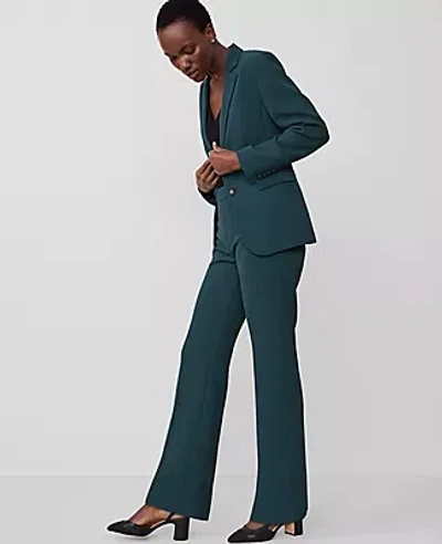 Ann Taylor The Trouser Pant In Deep Slate Green