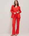 Ann Taylor The Trouser Pant In Fiery Red