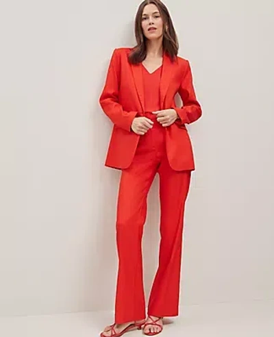 Ann Taylor The Trouser Pant In Fiery Red