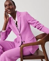 Ann Taylor The Petite Two-button Blazer In Orchid Glow