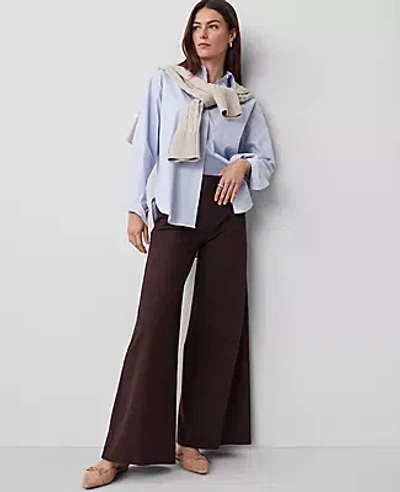 Ann Taylor The Ultimate Wide-leg Pant In Pure Chocolate