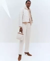 Ann Taylor The Wide-leg Corduroy Pant In Winter White