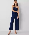 Ann Taylor The Wide Leg Crop Pant In Pure Sapphire