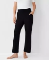 Ann Taylor Wide Leg Lounge Pants In Black
