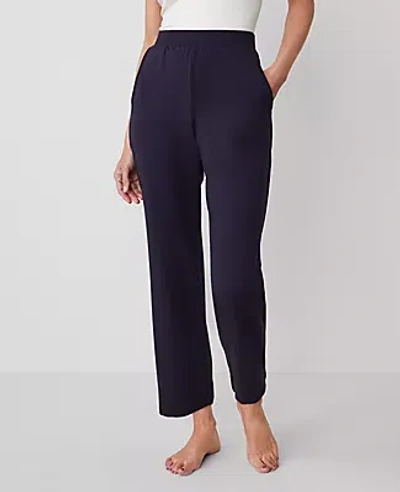 Ann Taylor The Wide-leg Lounge Pant In Night Sky