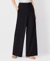 Ann Taylor The Wide-leg Pant - Curvy Fit In Black
