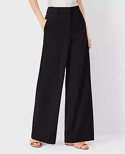 Ann Taylor The Wide-leg Pant - Curvy Fit In Black