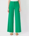 Ann Taylor The Wide-leg Pant - Curvy Fit In Jolly Green