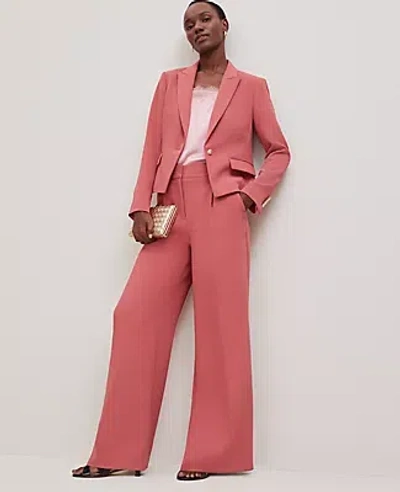Ann Taylor The Wide-leg Pant In Burnt Mauve