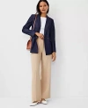 Ann Taylor The Wide Leg Pant In Crepe In Baguette