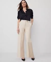Ann Taylor The Petite Modern Wide-leg Pant In Toasted Oat