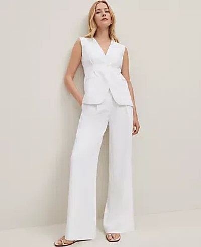 Ann Taylor The Wide-leg Pant In White