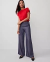 Ann Taylor The Wide-leg Sailor Pant In Indigo/white