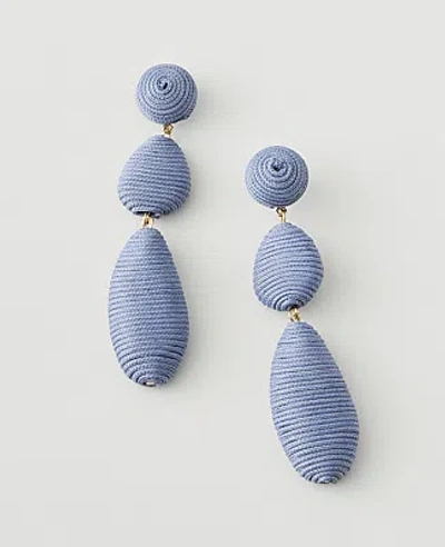 Ann Taylor Threaded Drop Earrings In Sky Gazing