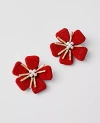 Ann Taylor Threaded Flower Stud Earrings