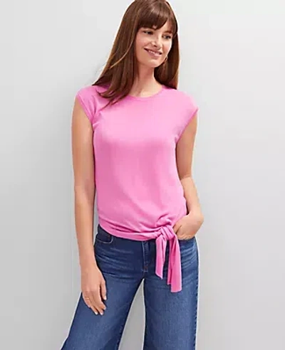 Ann Taylor Tie Waist Shell Top