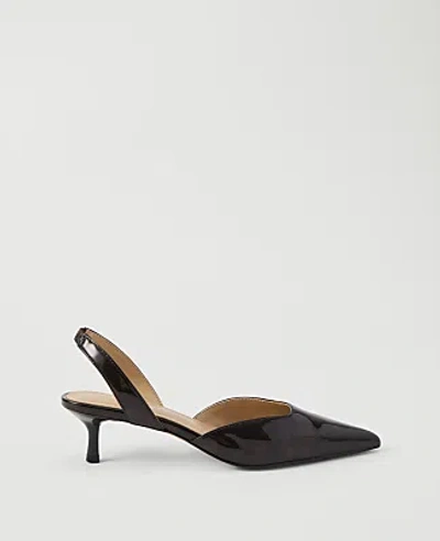 Ann Taylor Tortoise Shell Print Slingback Pump In Multi