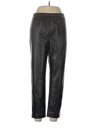 Pre-owned Ann Taylor Track Pants In Black