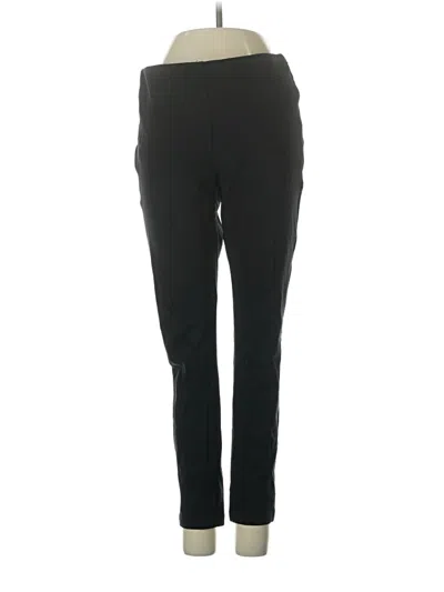 Pre-owned Ann Taylor Track Pants In Black