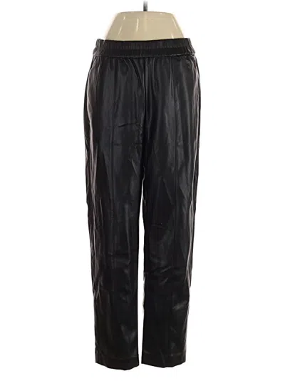 Pre-owned Ann Taylor Track Pants In Black