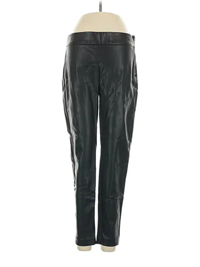 Pre-owned Ann Taylor Track Pants In Black