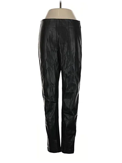 Pre-owned Ann Taylor Track Pants In Black
