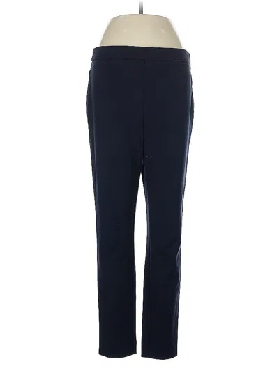 Pre-owned Ann Taylor Track Pants In Blue
