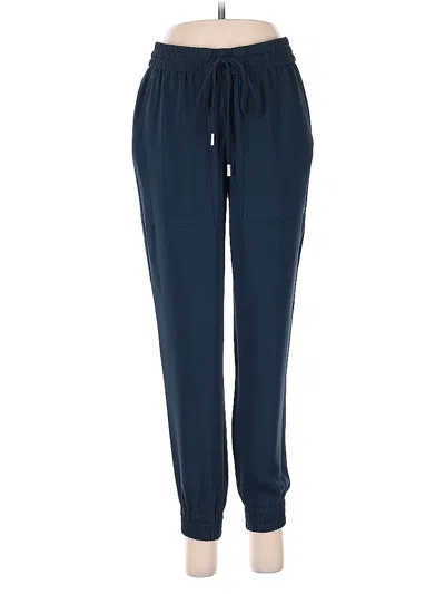 Pre-owned Ann Taylor Track Pants In Blue