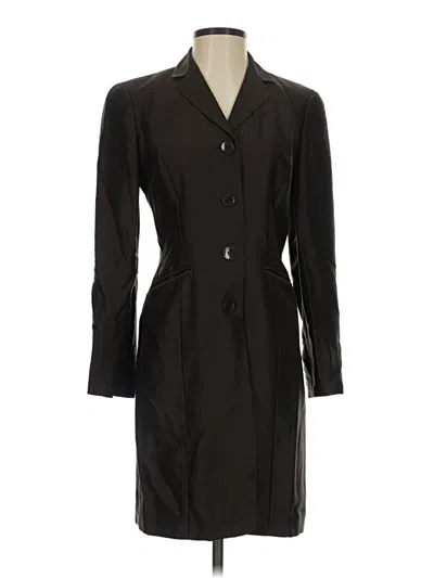 Pre-owned Ann Taylor Trenchcoat In Black