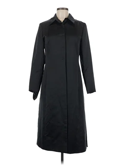 Pre-owned Ann Taylor Trenchcoat In Black