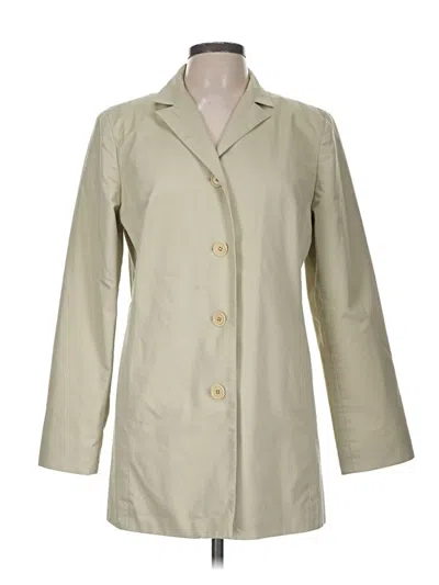 Pre-owned Ann Taylor Trenchcoat In Ivory