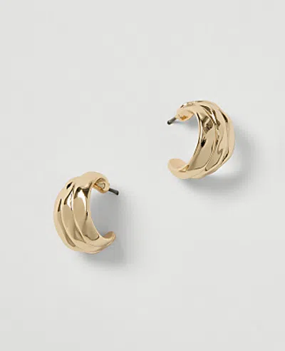 Ann Taylor Triple Hoop Earrings In Gold
