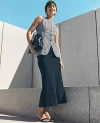 Ann Taylor Trumpet Midi Skirt In Black